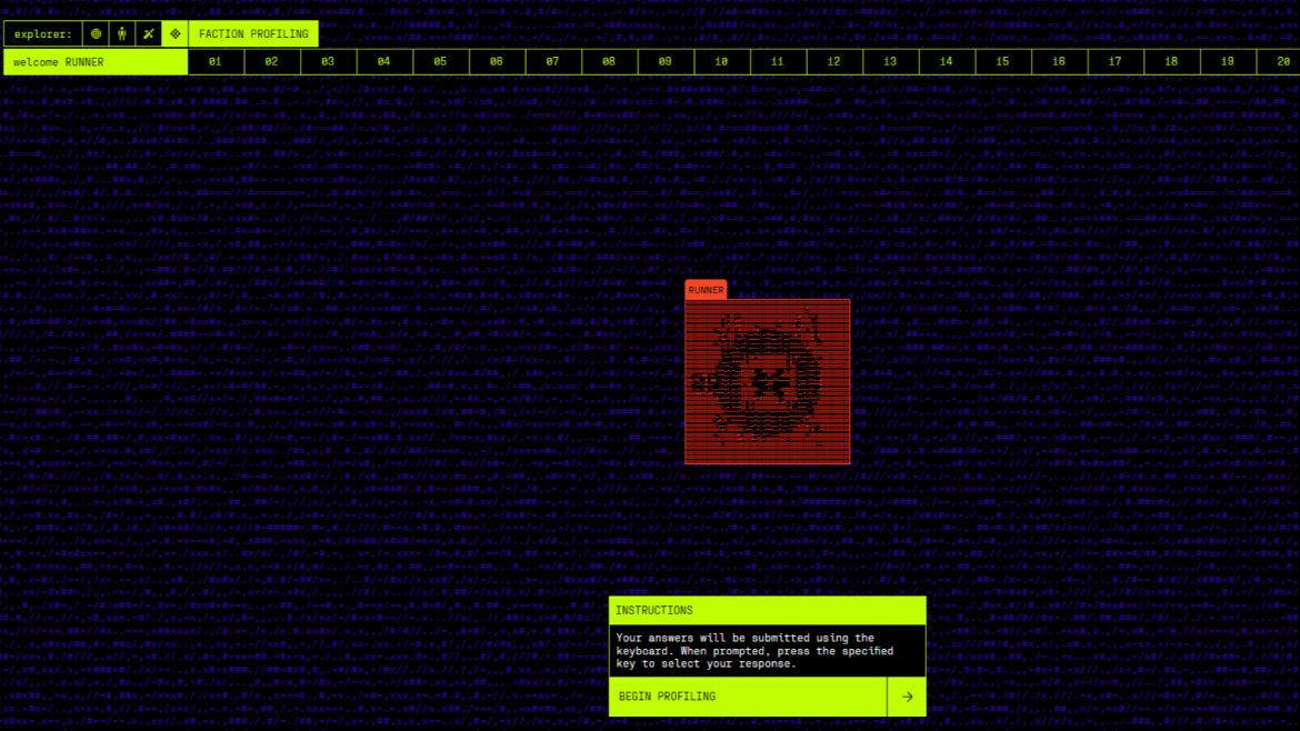 Пройдите простой опрос чтобы найти свою фракцию