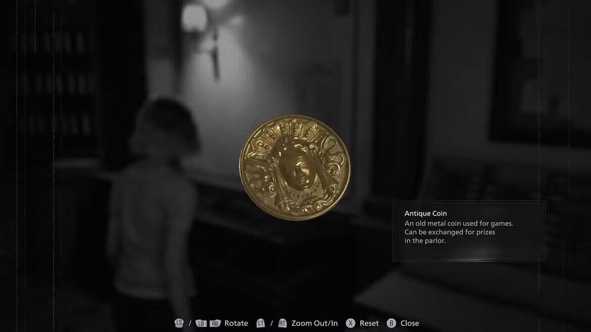 Расположение антикварных монет Resident Evil Requiem