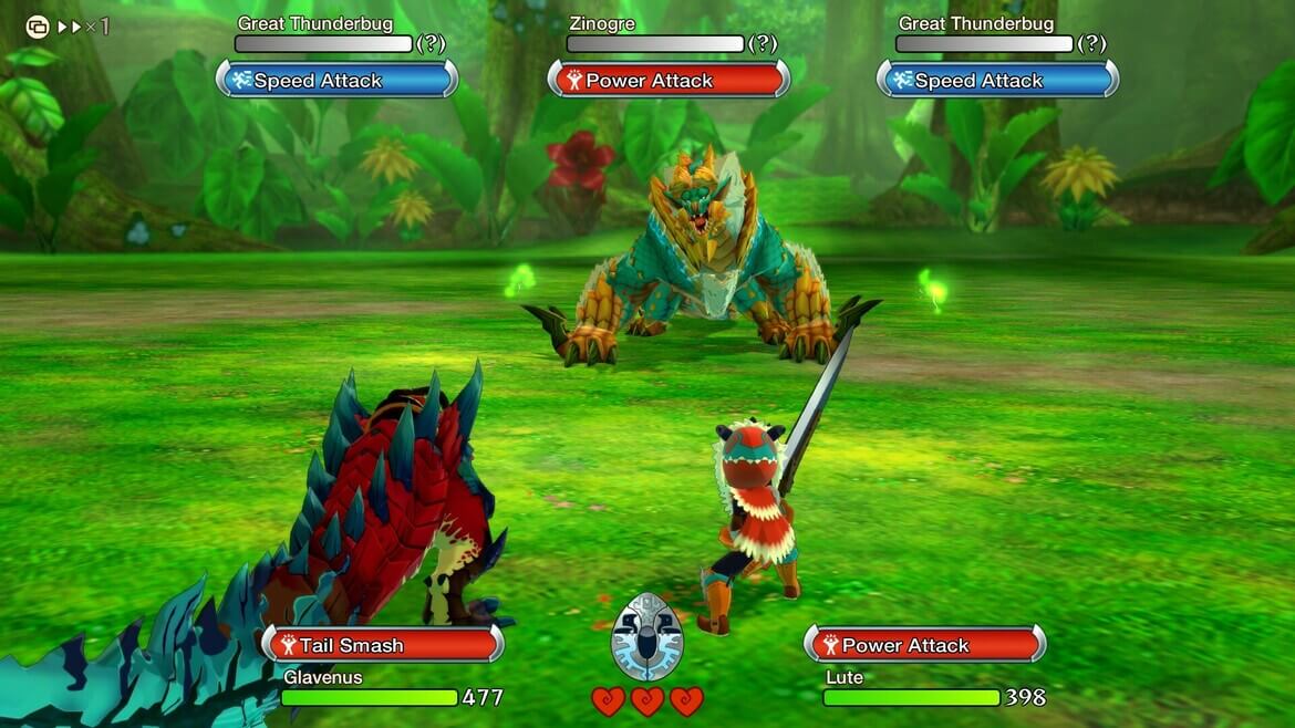 Скриншот игрового процесса Monster Hunter Stories от Capcom