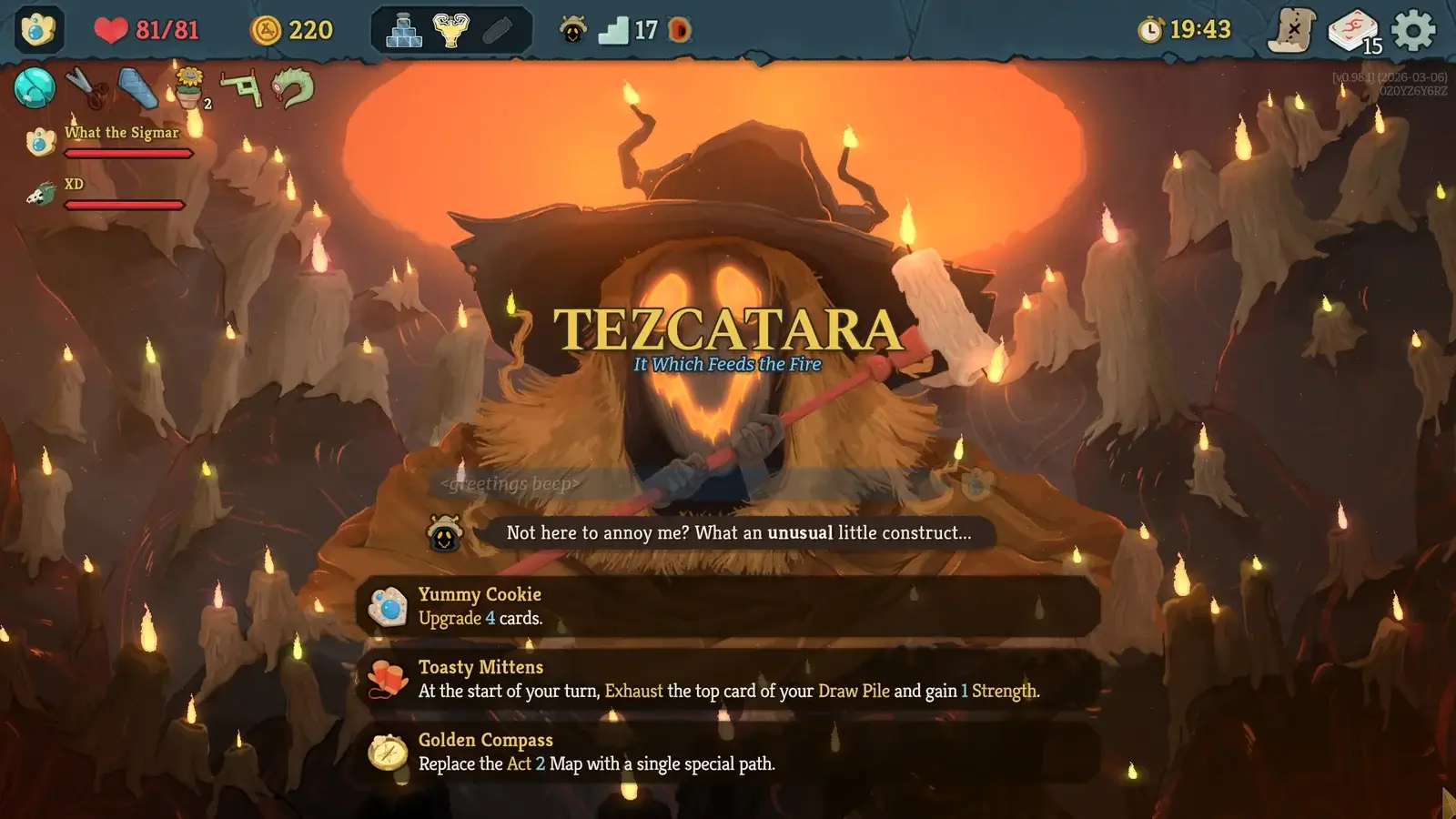 Особый линейный путь на карте второго акта Slay the Spire 2 Особый линейный путь на карте второго акта Slay the Spire 2