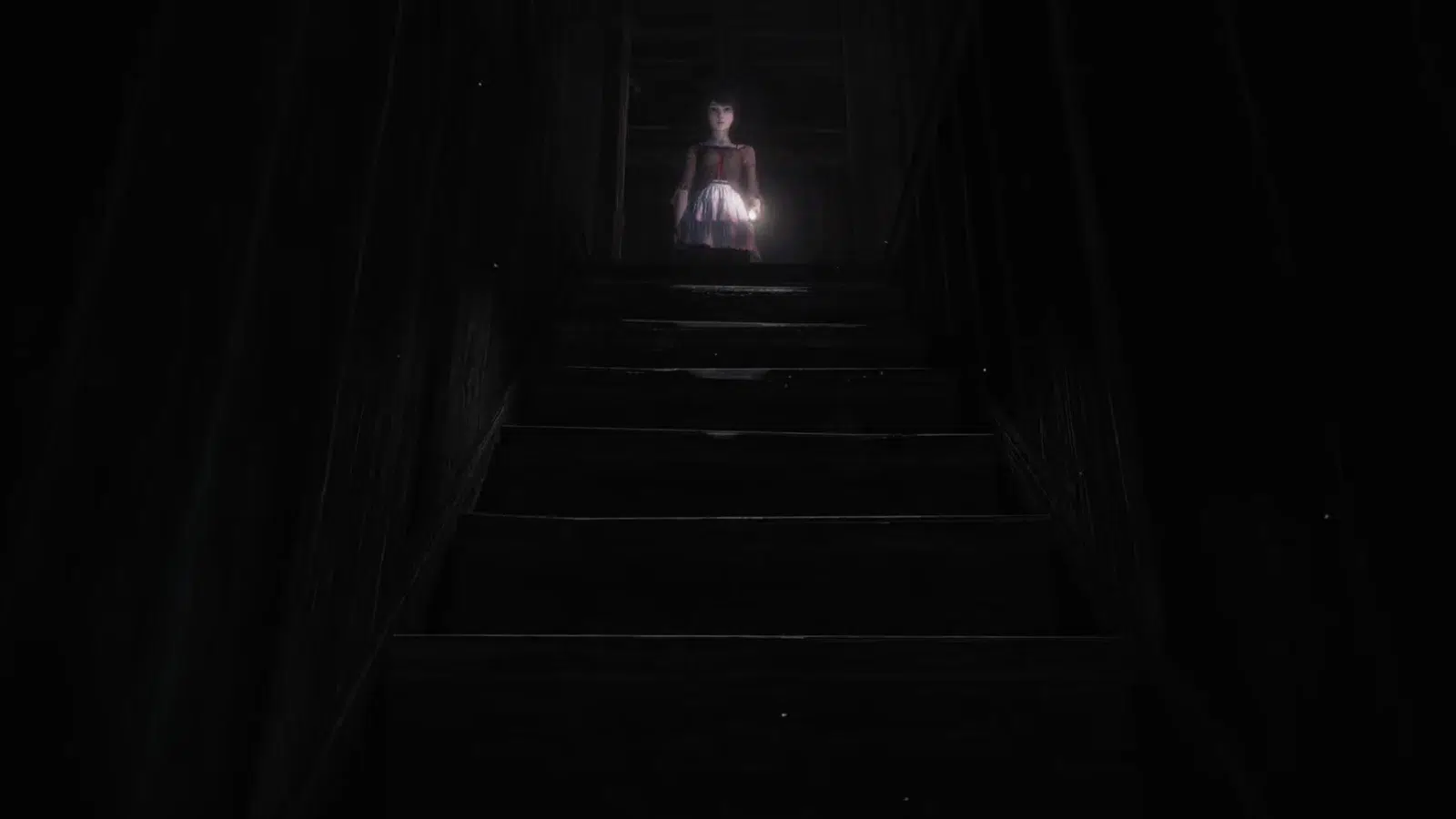 Мио одна уходит из деревни в концовке Lonely Road Home