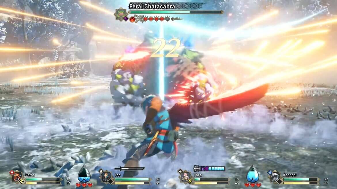 Сражения в Monster Hunter Stories 3