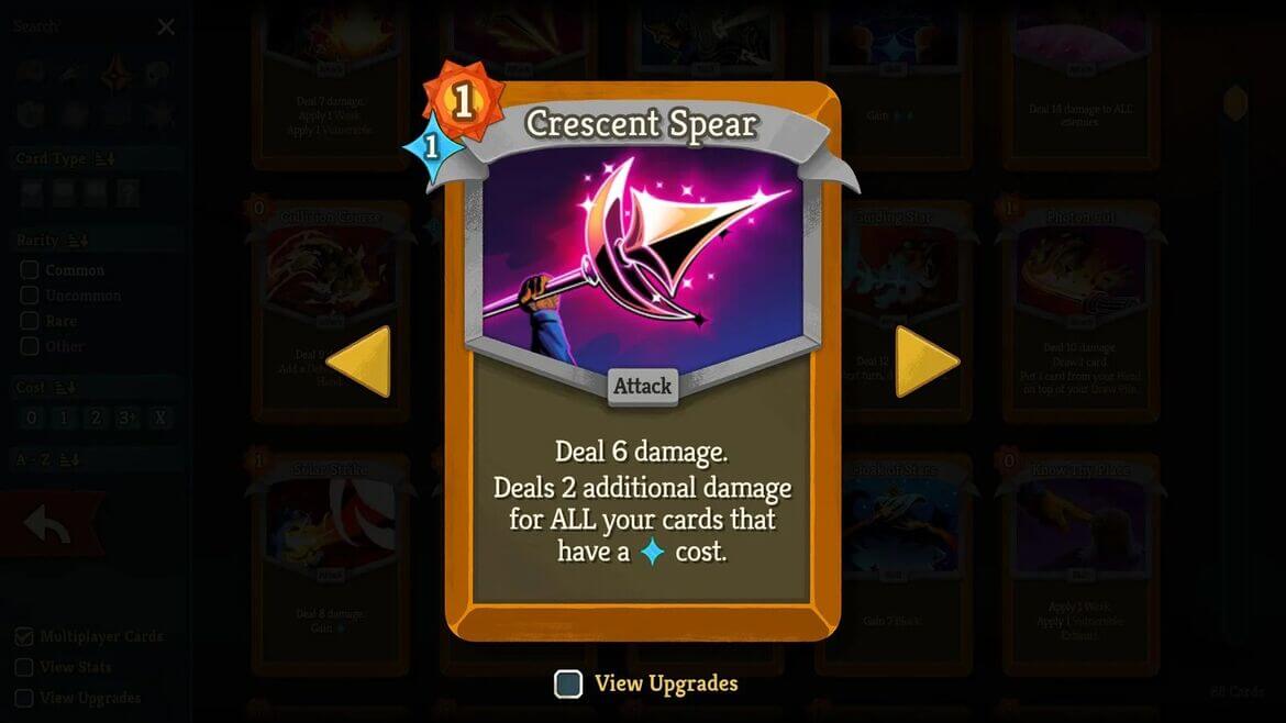 Карта Crescent Spear в Slay the Spire 2
