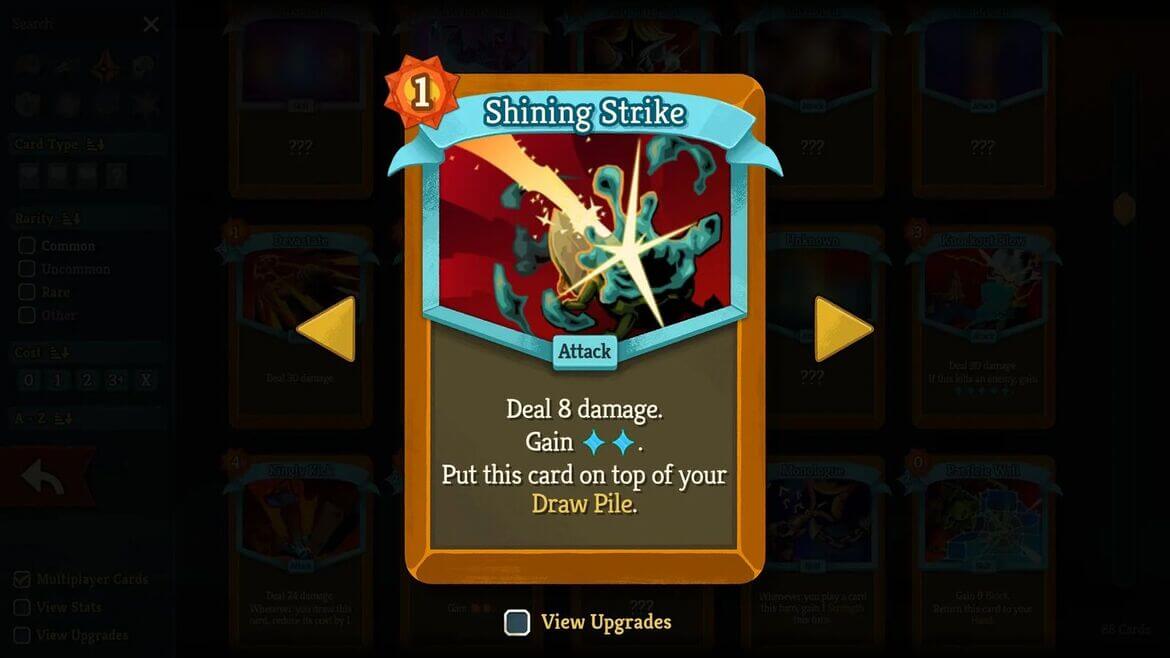 Карта Shining Strike для Регента
