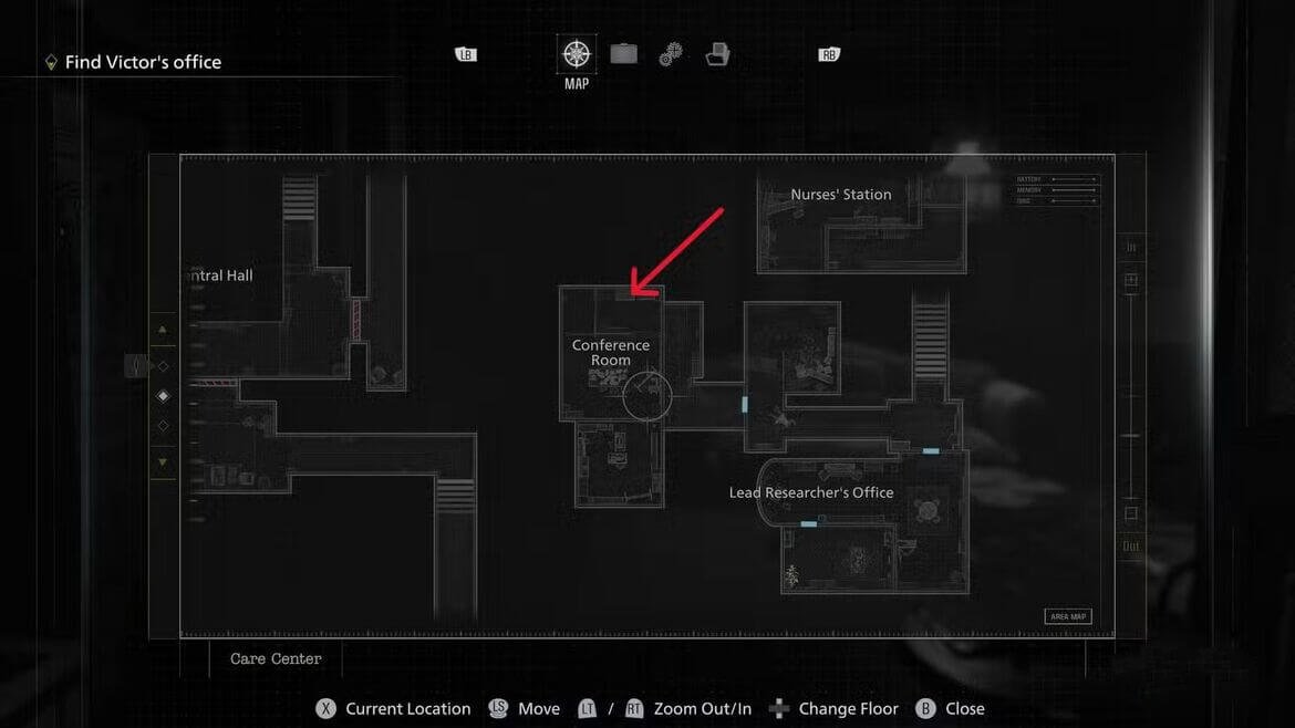 Монета в конференц зале Resident Evil Requiem