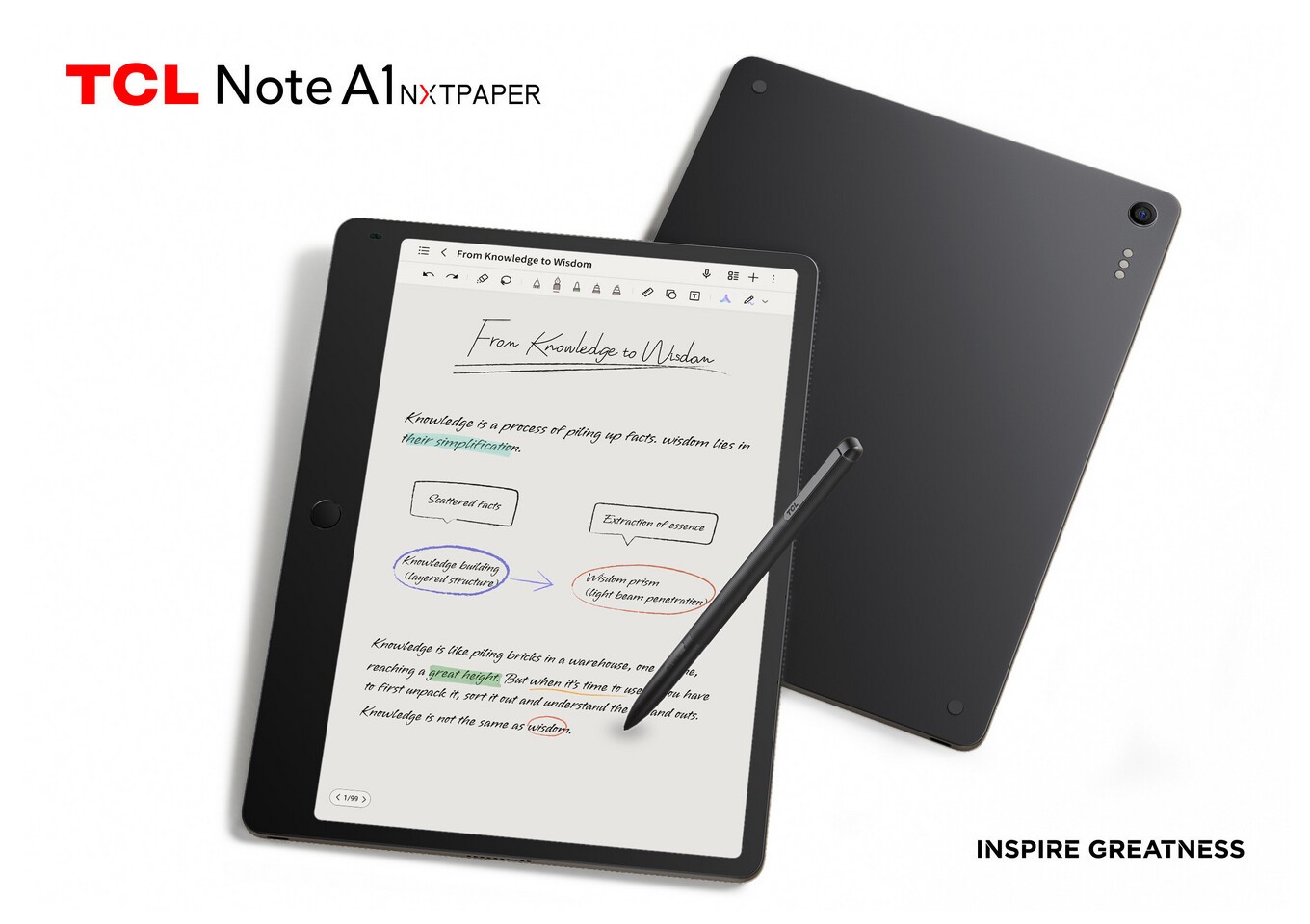 TCL на MWC 2026 показала планшеты Note A1 NXTPAPER и TAB A1 Plus