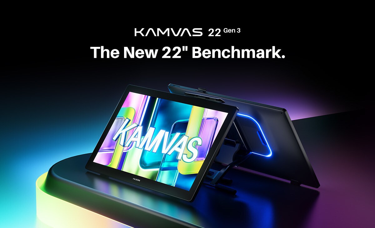 Huion Kamvas 22 Gen 3 215 дюйма 25K и 90 Гц для художников