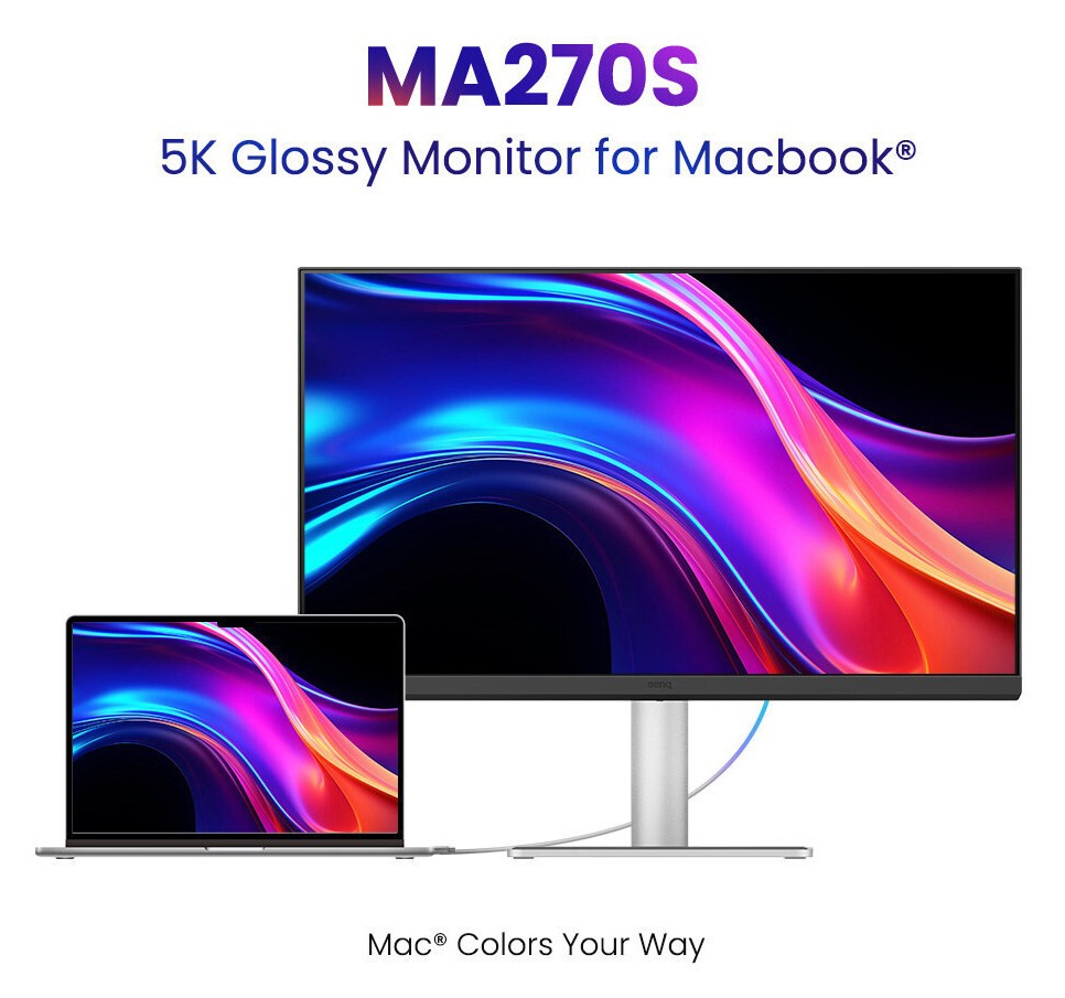 BenQ представила 27 дюймовый 5K монитор MA270S для Mac