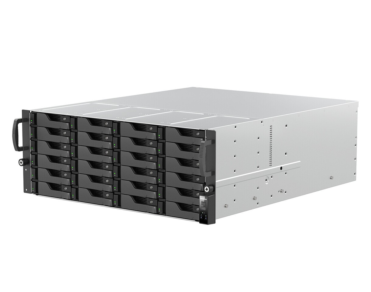Изображение к статье: Asustor расширила линейку AS72: NAS AS7224RDX на 24 отсека