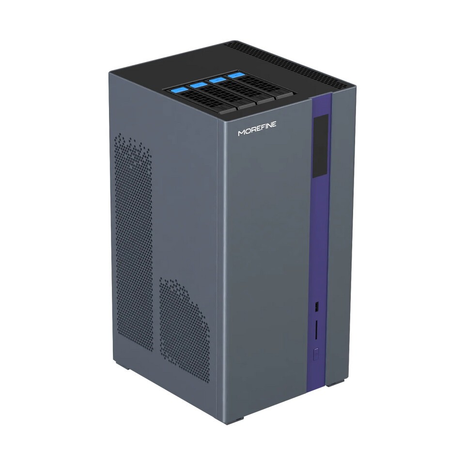 Morefine N1 NAS на Ryzen 7 Pro 8845HS с PCIe под видеокарту