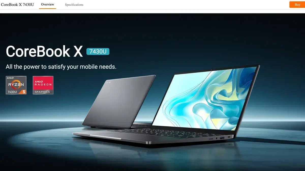 Изображение к статье: Chuwi заподозрили в подмене Ryzen в CoreBook X через прошивку