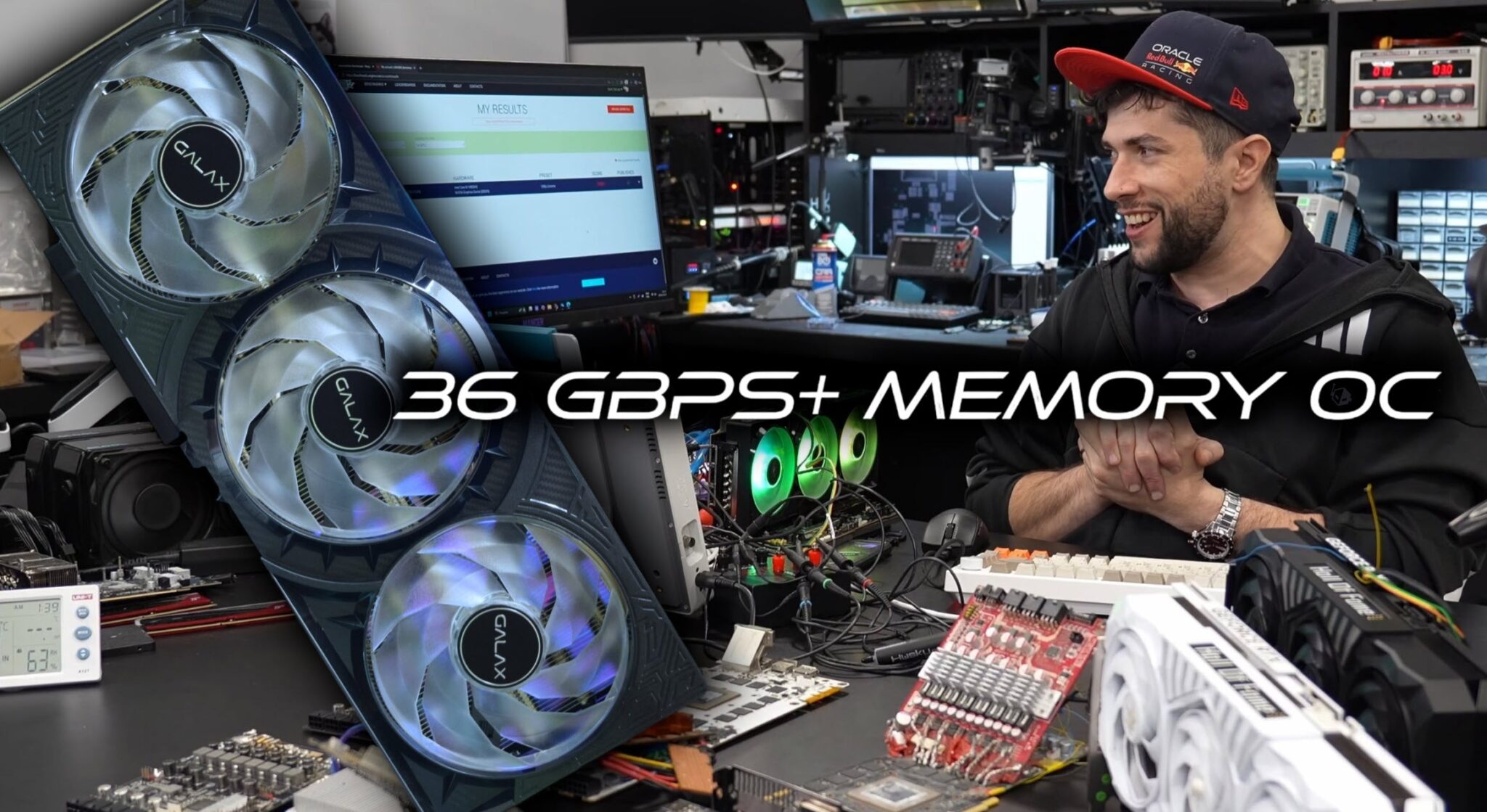 Teclab обошла лимит памяти RTX 50 36+ Гбитс на RTX 5070 Ti