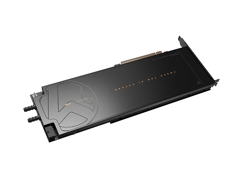Изображение к статье: MAXSUN показала жидкостную Arc Pro B60 Dual 48G в один слот