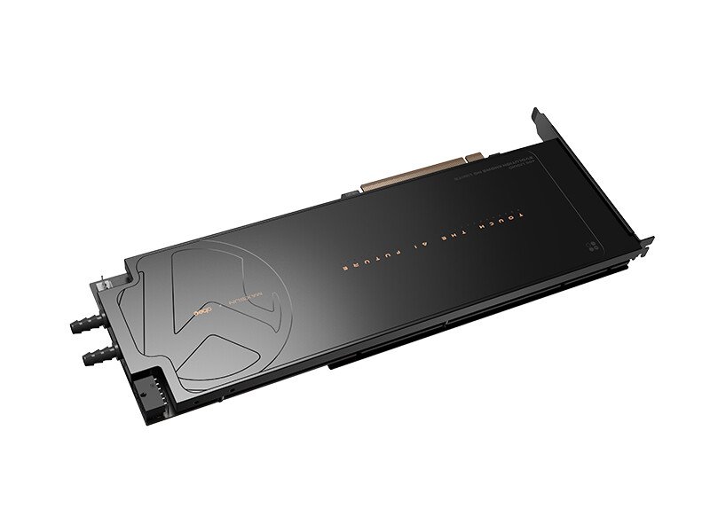 Изображение к статье: MaxSun показала Arc Pro B60 Dual: водянка в один слот и пассив