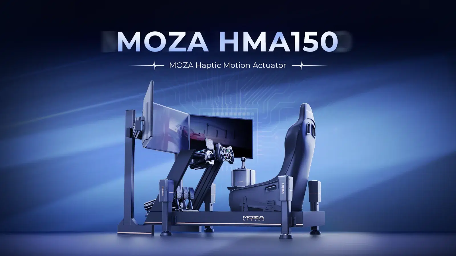 Изображение к статье: MOZA Racing на GDC 2026: ИИ-тренер Racing Lab и платформа HMA150