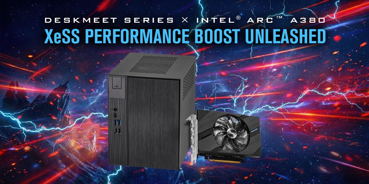 ASRock продвигает DeskMeet с Intel Arc A380 ставка на 1080p и XeSS 3
