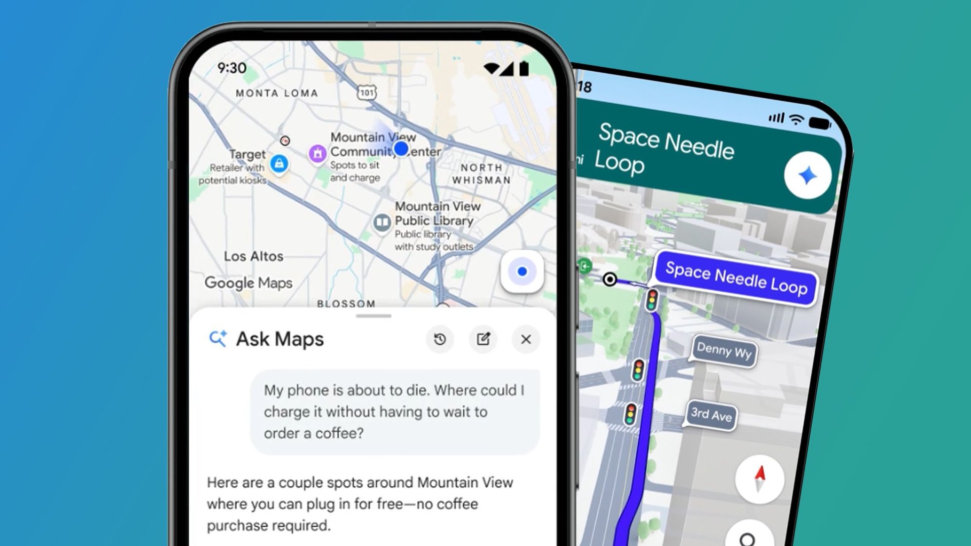 Google Maps получил Gemini ассистента Ask Maps и 3D навигацию