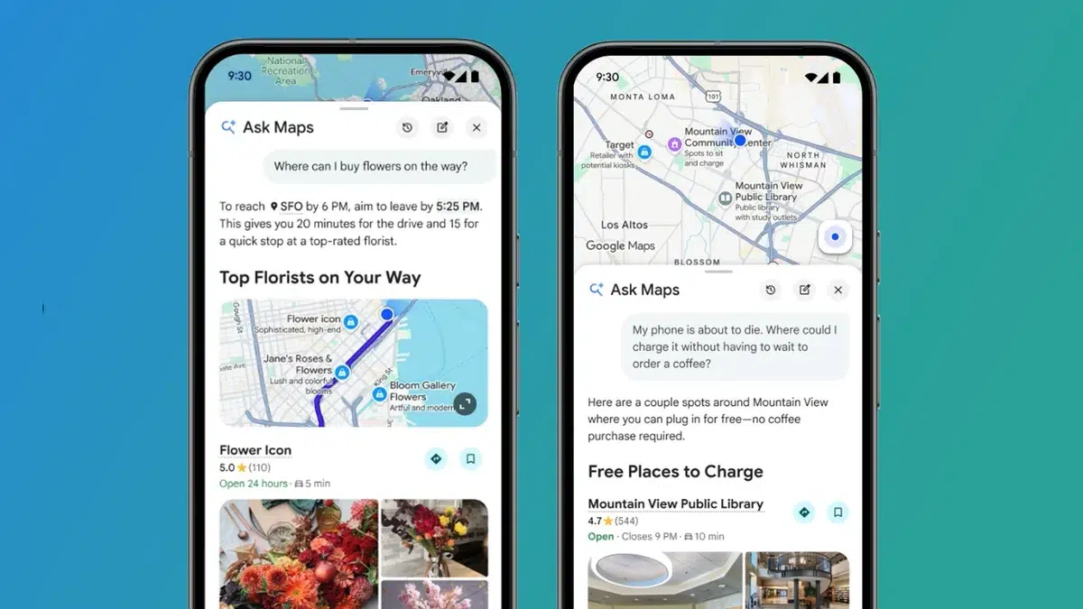Изображение к статье: Google Maps получил Gemini-ассистента Ask Maps и 3D-навигацию