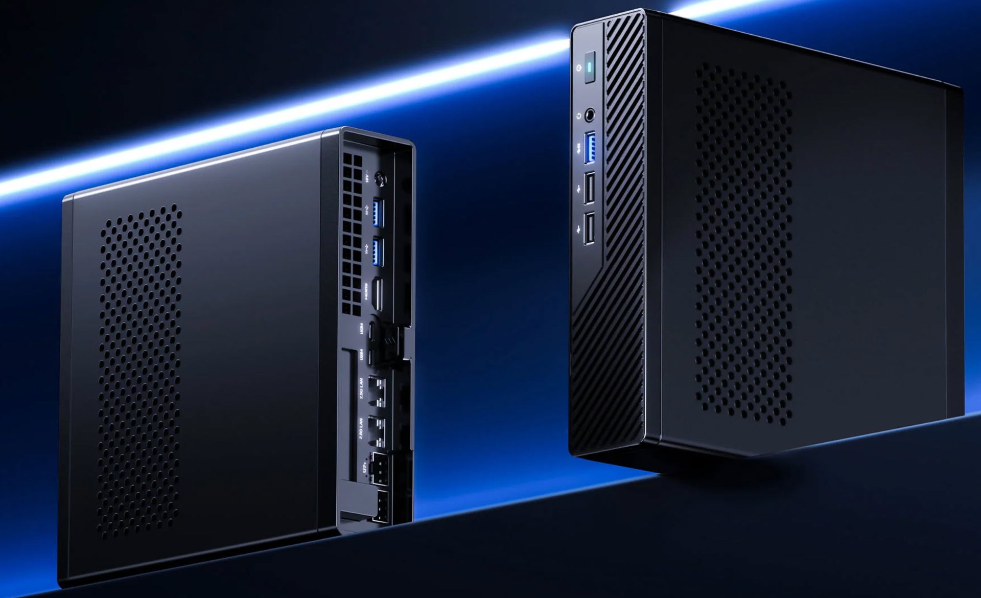 Minisforum тизерит MS 03 мини станция на Intel Panther Lake до 70 Вт