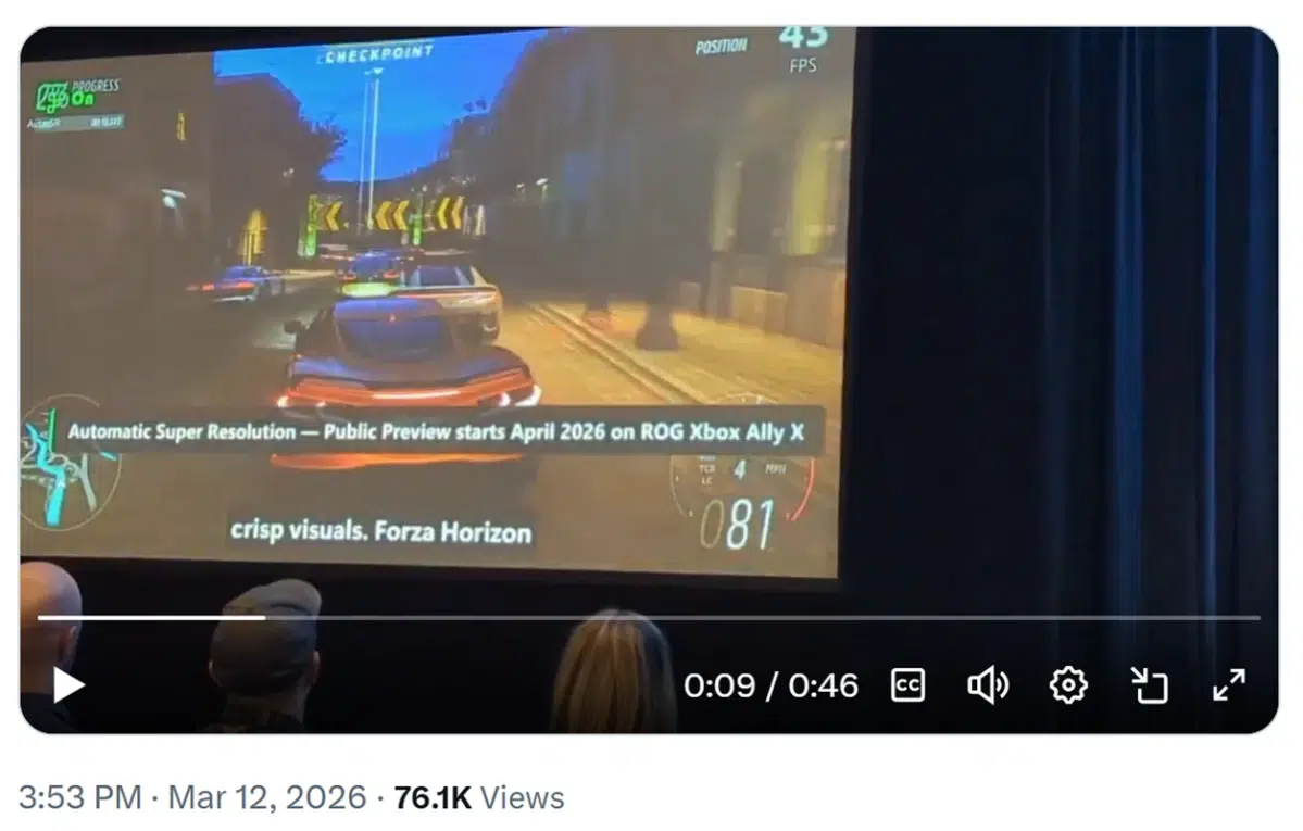 Изображение к статье: AutoSR в апреле ускорит игры на Xbox Ally X: что известно