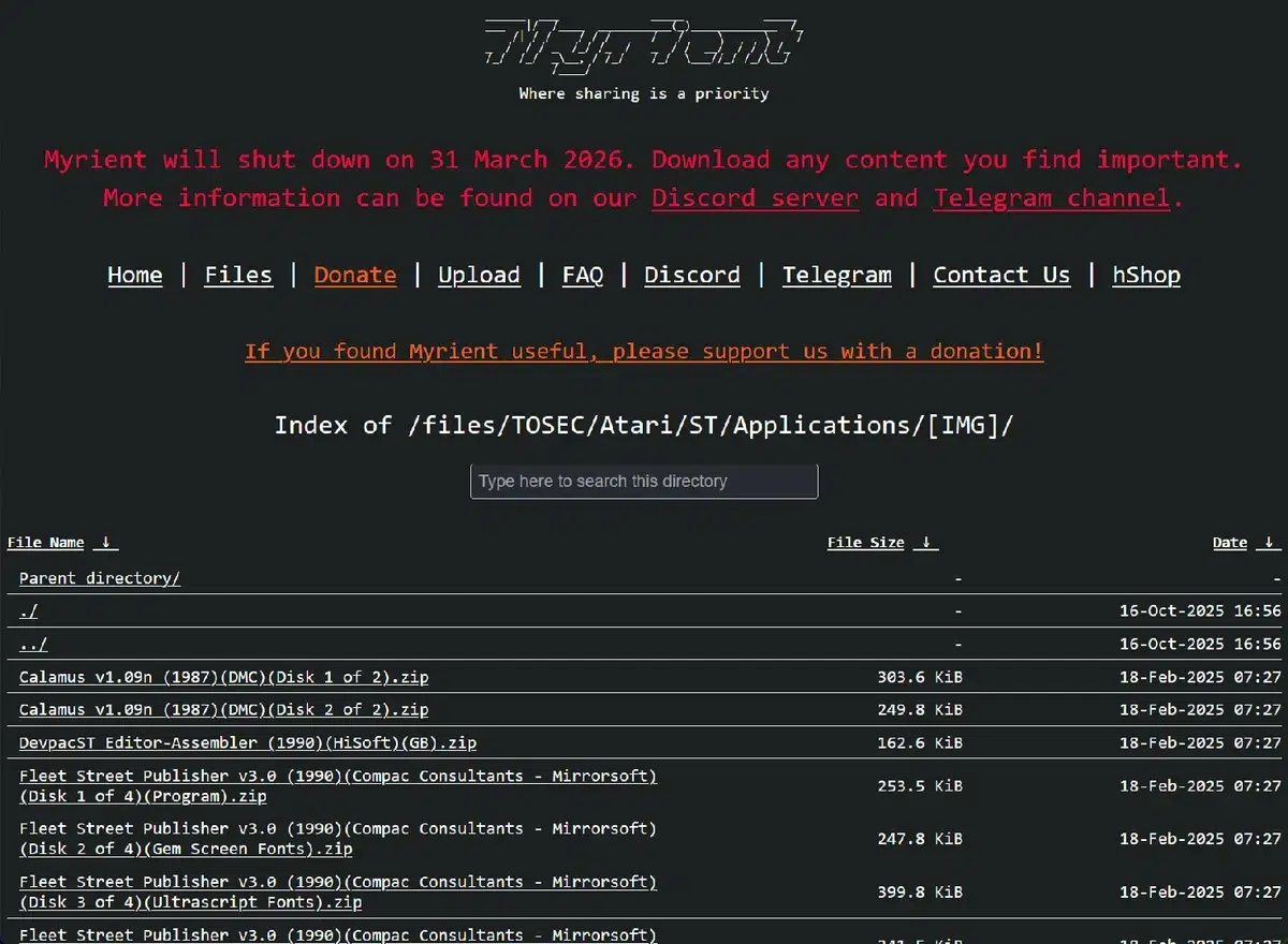 Изображение к статье: Фанаты сохранили архив Myrient на 385 ТБ: зеркало уже валидировали