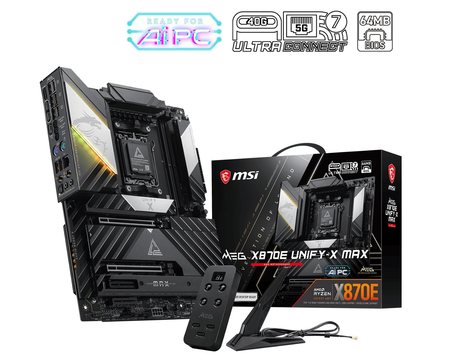 Изображение к статье: MSI готовит MEG X870E Unify-X MAX: DDR5 до 10 600 MT/s