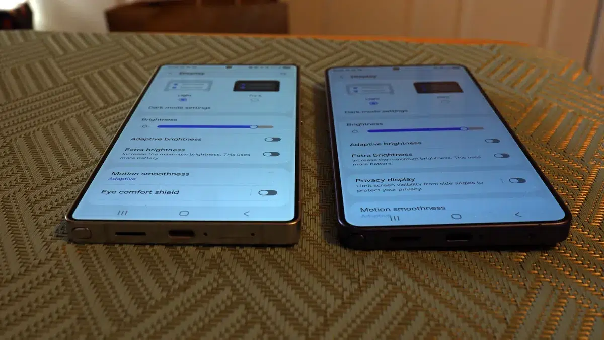 Изображение к статье: Samsung: яркость Galaxy S26 Ultra немного меняется из-за Privacy Display