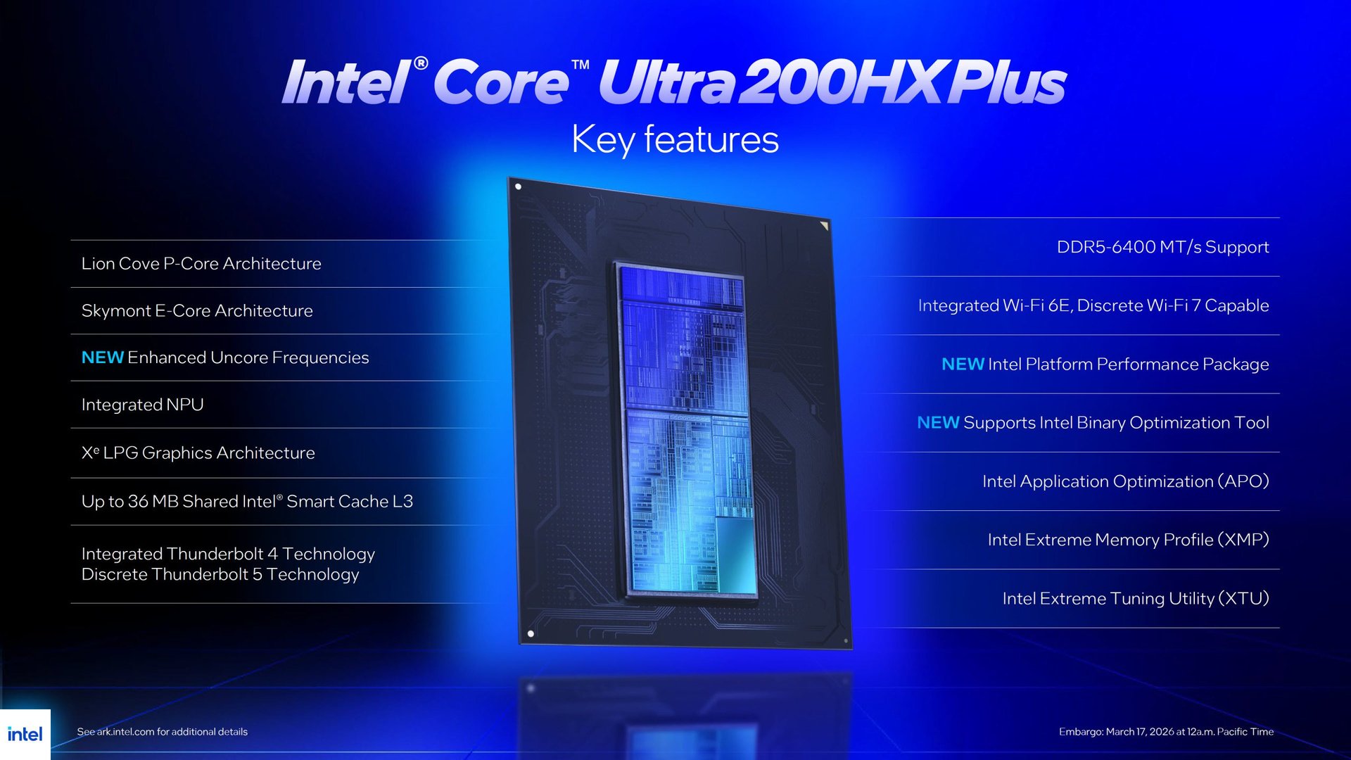 Изображение к статье: Intel представила Core Ultra 200HX Plus для ноутбуков: до 5,5 ГГц