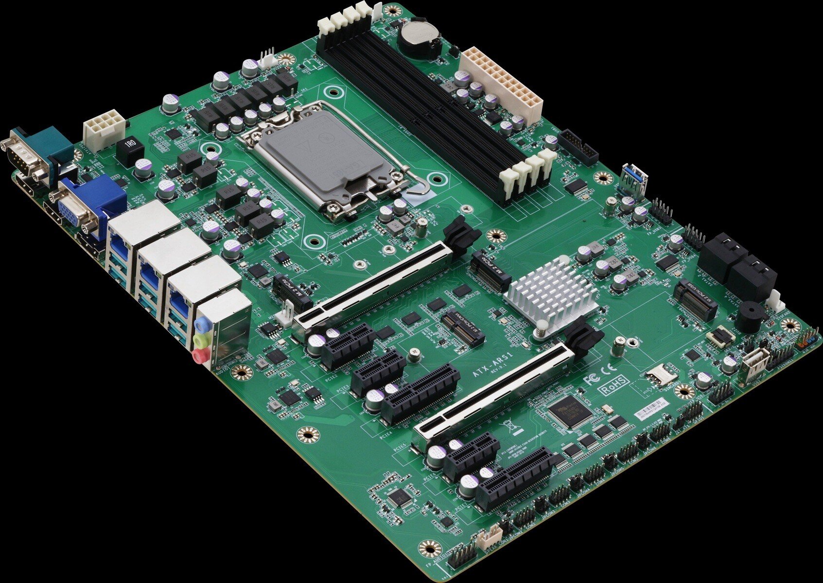 AAEON выпустила ATX Q870A под LGA1851 vPro DDR5 6400 и 7 PCIe