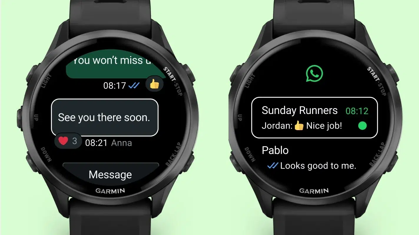 Изображение к статье: Garmin добавила WhatsApp на часы: ответы и клавиатура, но не везде