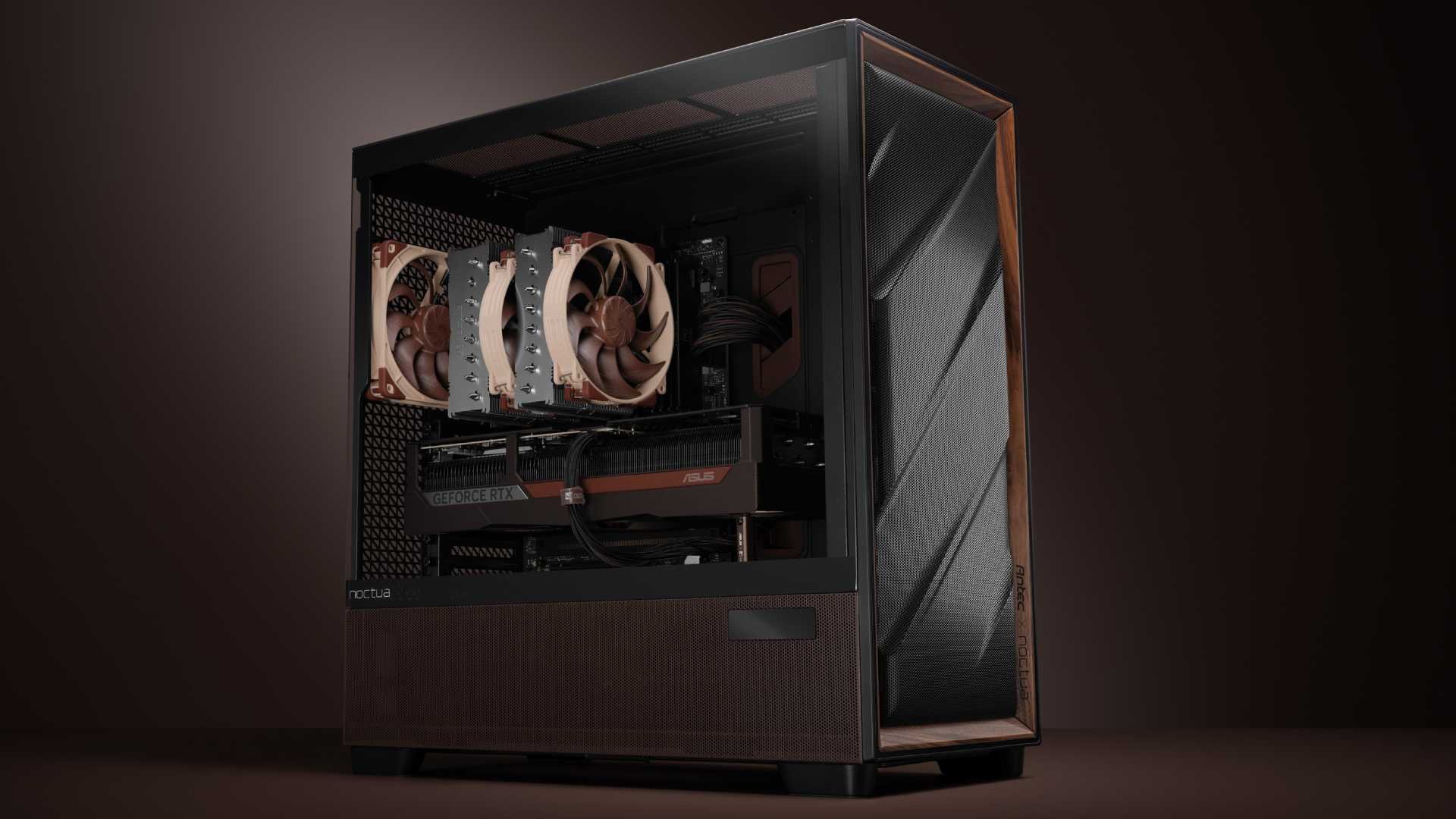 Изображение к статье: Antec Flux Pro Noctua Edition: корпус за $400 с 6 вентиляторами
