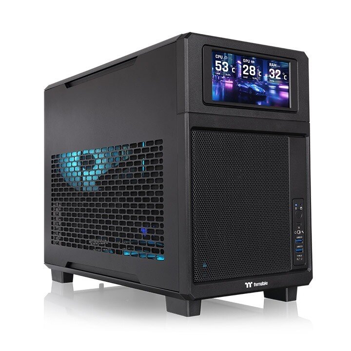 Изображение к статье: Thermaltake TR200: компактный microATX-корпус под GPU 365 мм