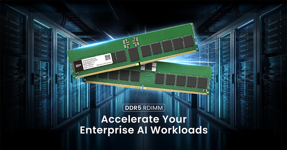 Silicon Power выпустила DDR5 RDIMM до 6400 MTs для ИИ серверов