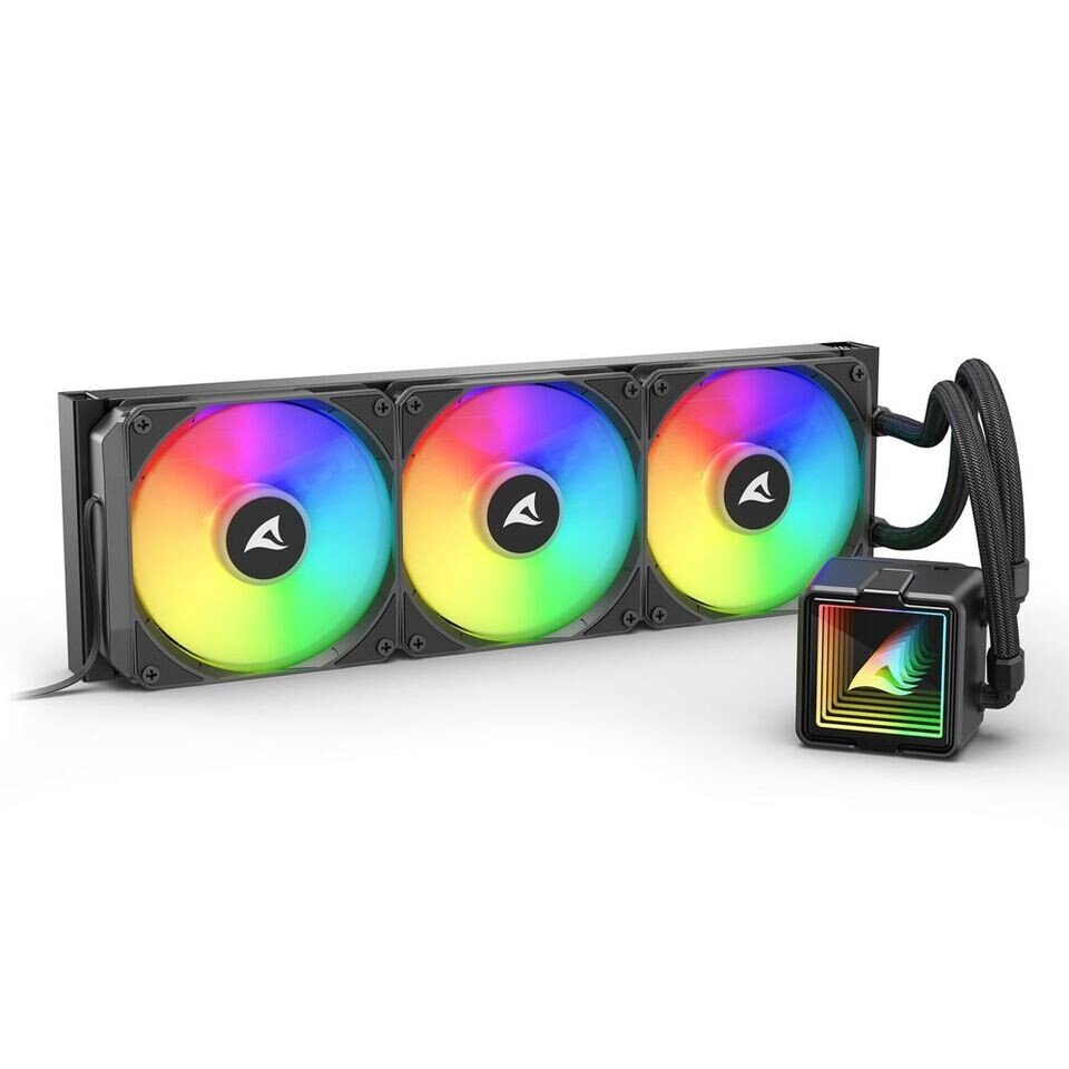 Sharkoon S100 ARGB СЖО на 360 мм с бесконечным зеркалом за €11990