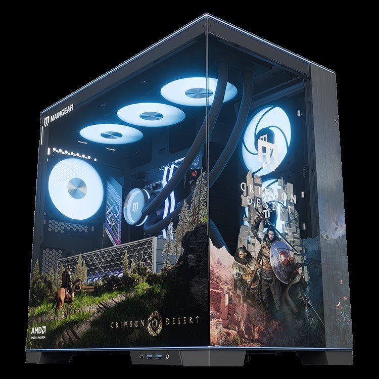 Изображение к статье: MAINGEAR выпустила Crimson Desert PC за $4 499: Ryzen 9850X3D и RX 9070 XT