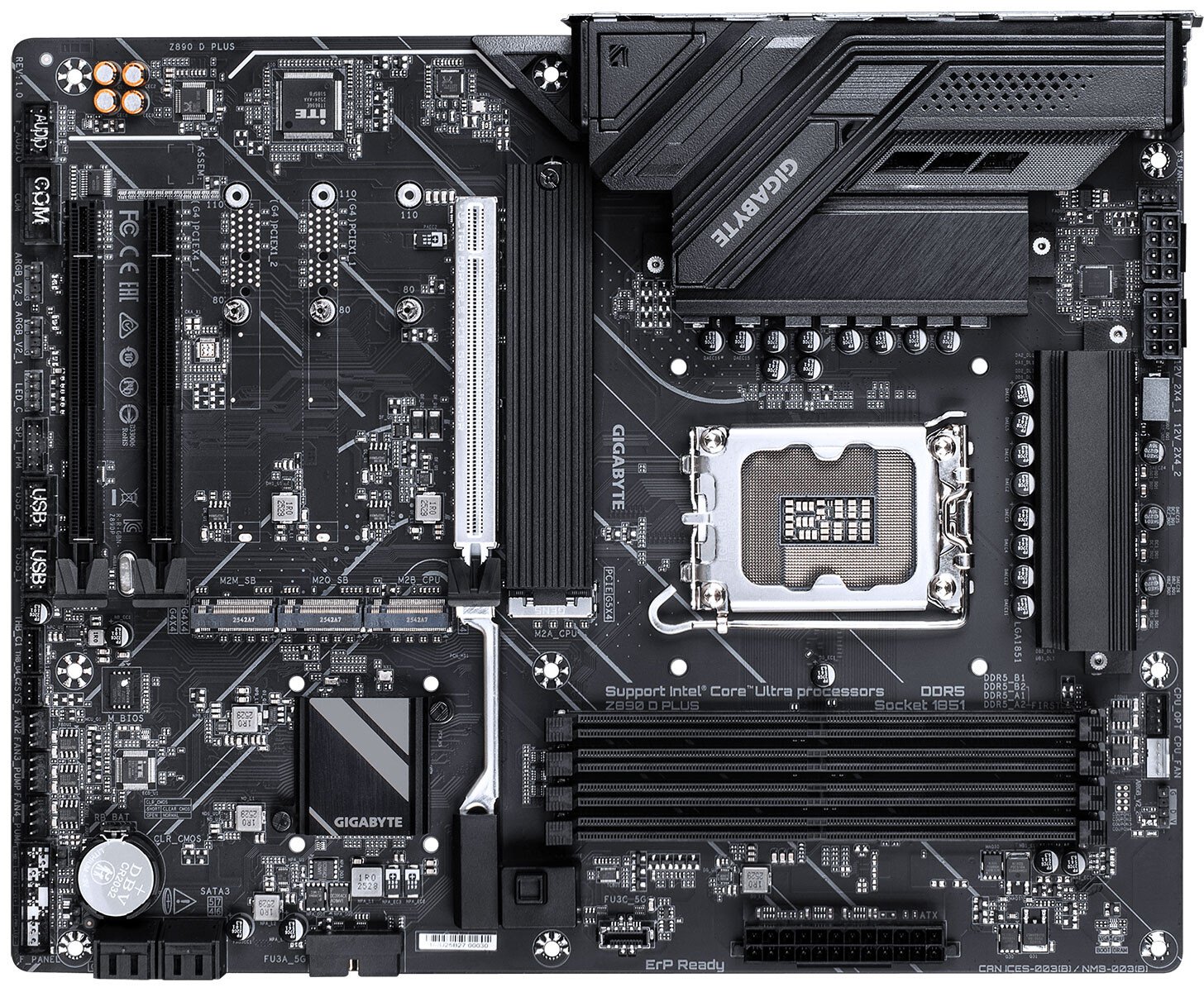 Изображение к статье: Gigabyte показала Z890 D Plus: максимум Z890, минимум &laquo;фишек&raquo;