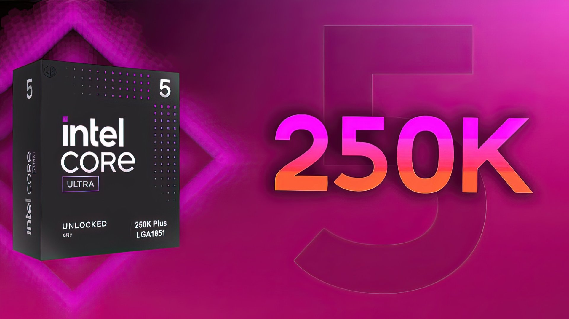 Core Ultra 5 250KF Plus +25 в PassMark и цена $174