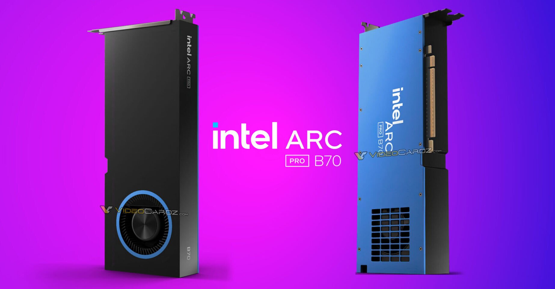Показали рендеры Intel Arc Pro B70 Battlemage 32 ГБ ECC и 230 Вт