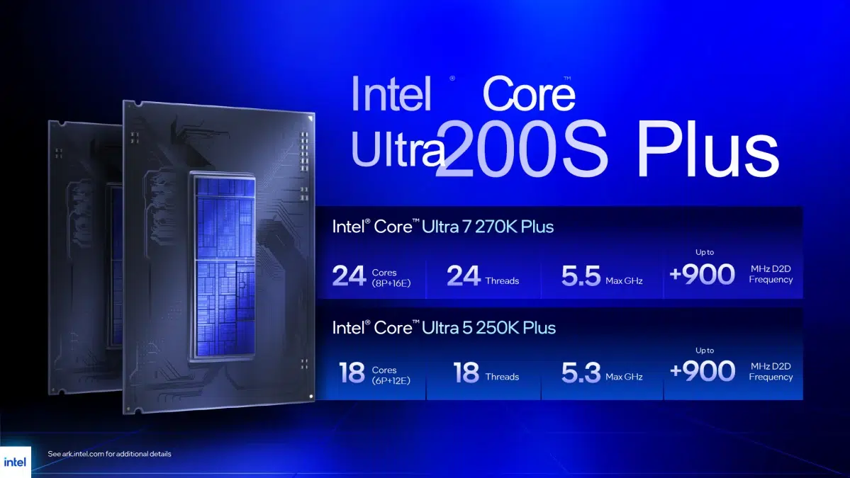 Изображение к статье: Intel Core Ultra 7 270K Plus оценили в $299: быстрее 285K в ряде задач