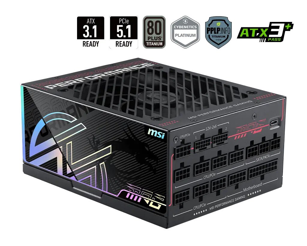 MSI добавила Safeguard+ в БП MPG Ai TS контроль 12V 2x6 по пинам