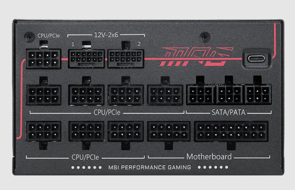 Изображение к статье: MSI добавила Safeguard+ в БП MPG Ai TS: контроль 12V-2x6 по пинам