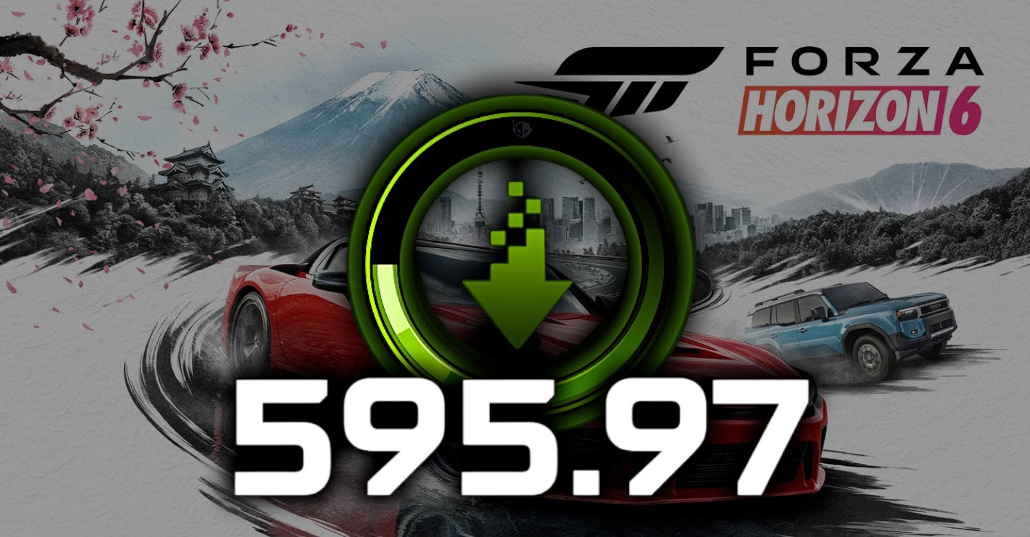 NVIDIA выпустила драйвер GeForce 59597 Forza Horizon 6 и DLSS 4