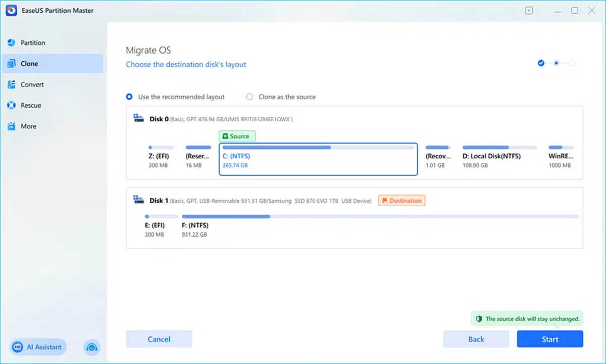 Изображение к статье: EaseUS обновила перенос Windows на SSD: поддержка UEFI, GPT и WinPE
