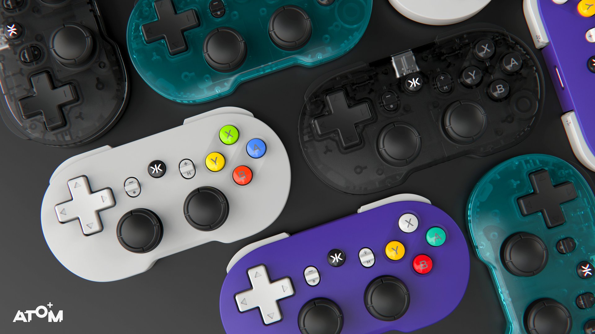 CRKD Atom+ мини контроллер за $2999 с TMR стиками для Switch 2