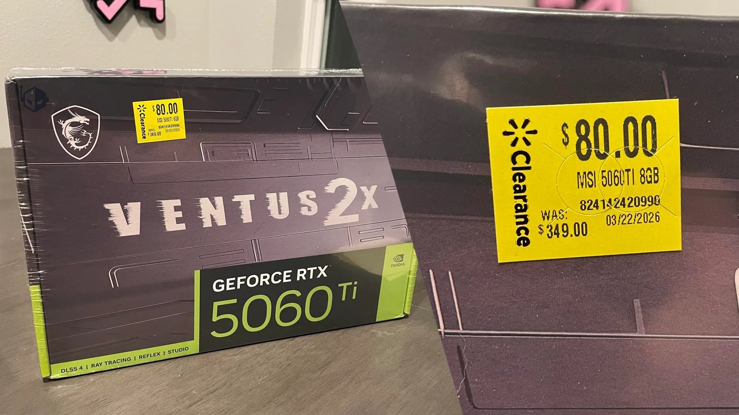 RTX 5060 Ti 8 ГБ продали за $80 редкая распродажа в Walmart