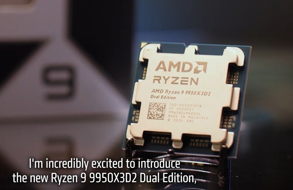 AMD анонсировала Ryzen 9 9950X3D2 192 МБ L3 и TDP 200 Вт
