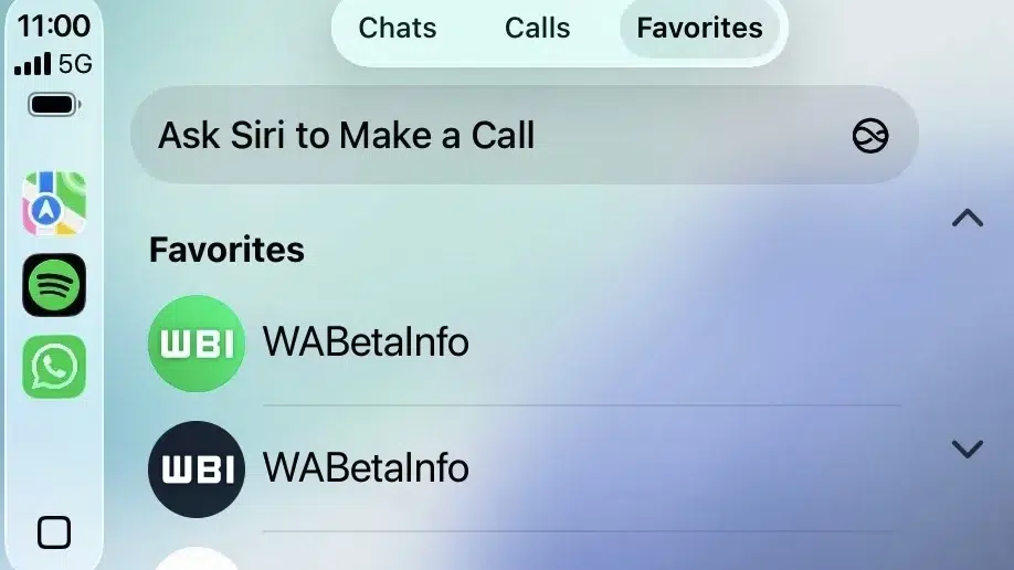 Изображение к статье: WhatsApp тестирует нативное приложение для Apple CarPlay