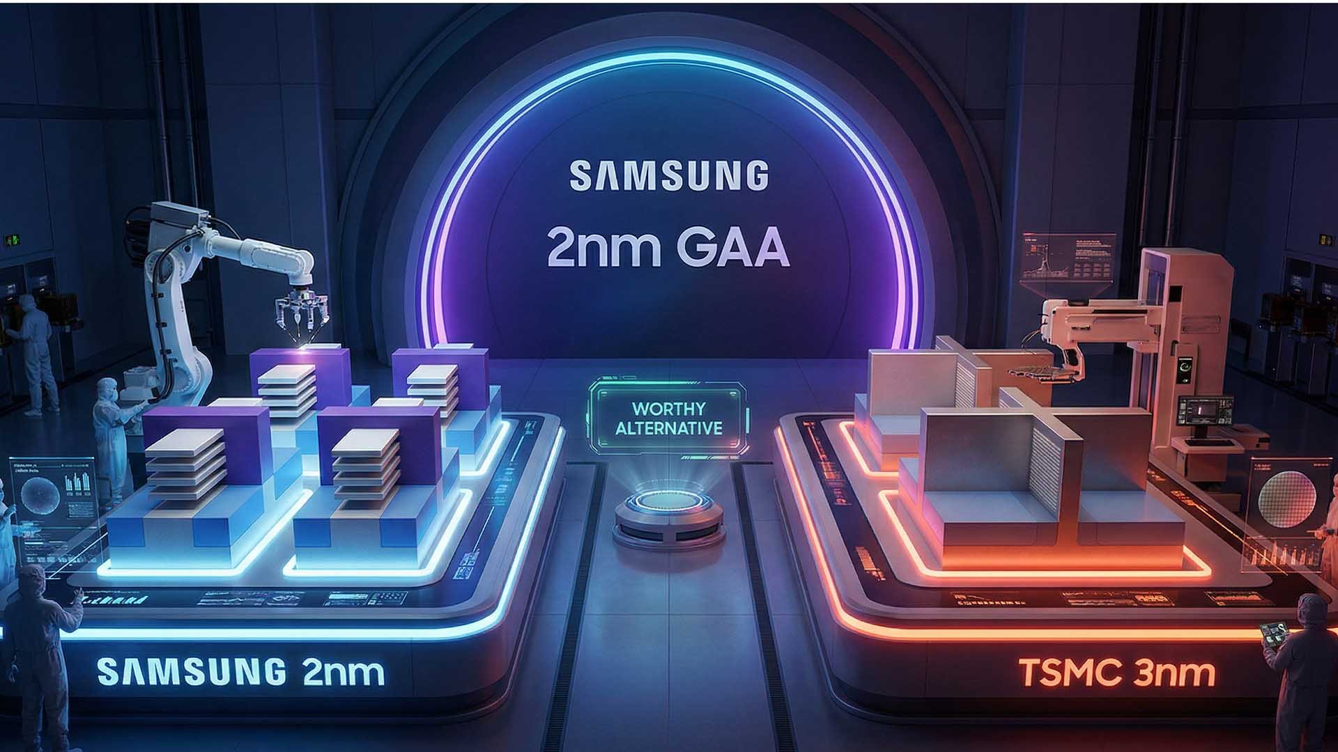 Изображение к статье: Samsung наращивает 2-нм SF2P, пока TSMC не хватает 3-нм мощностей