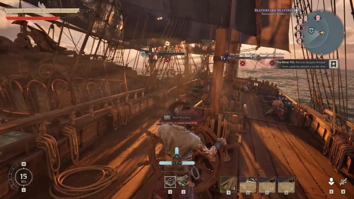 Абордаж корабля Grim Reaper