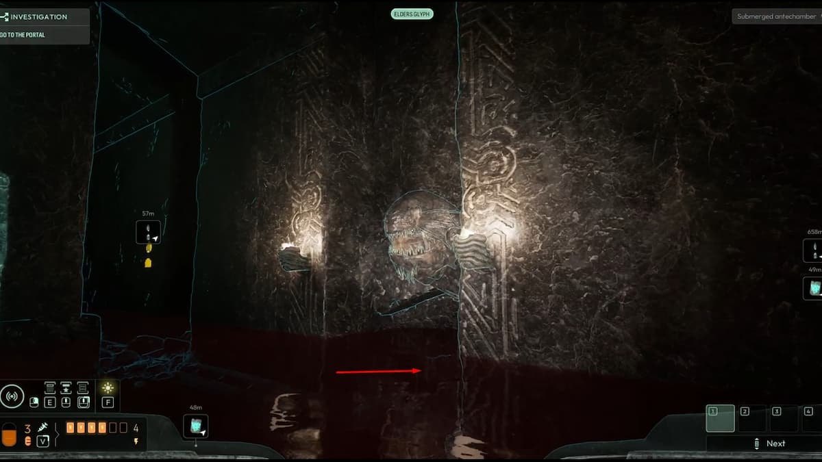 Нырните вниз в кровь под головой